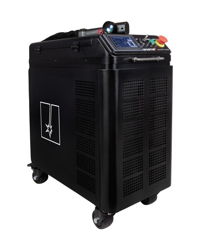 Bok spawarki ręcznej laserowej Spartus Easy 1500 3w1